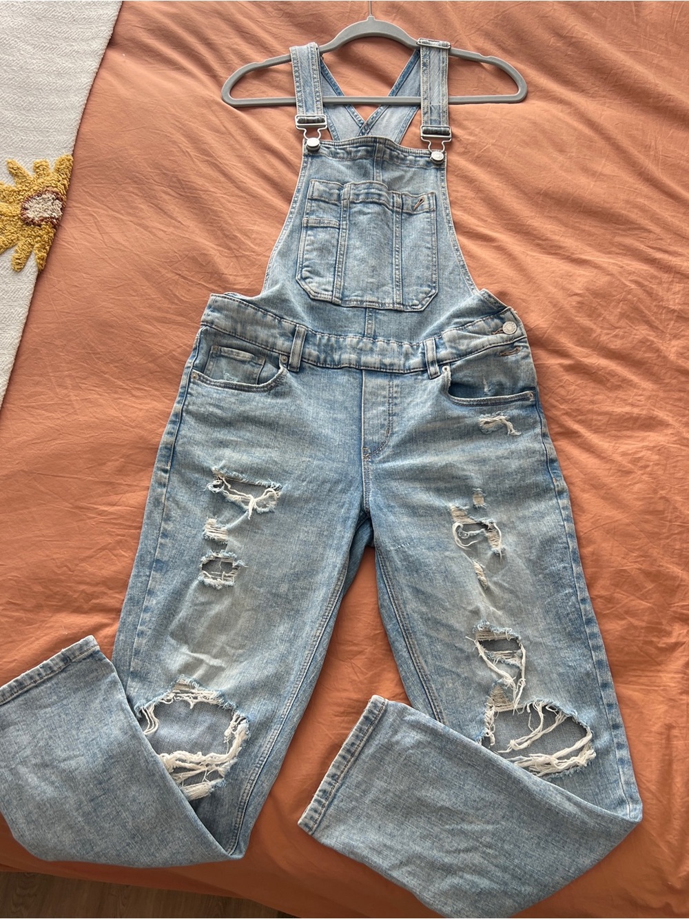 Garage Light Blue Denim Overalls